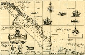 Map of the Coast of Guiana